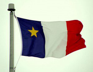 Flag of Acadia.