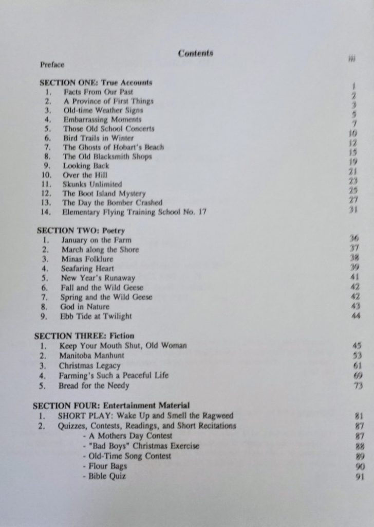 Table of Contents 