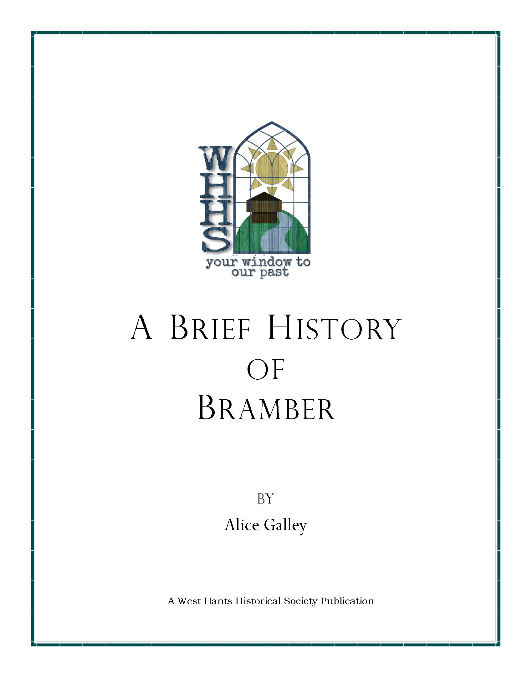 Cover - A Brief History of Bramber