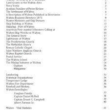 Walton Index