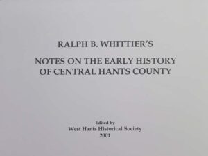 cover whittiers notes early history central hants