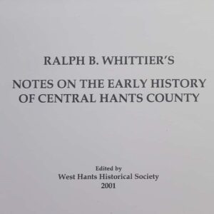 cover whittiers notes early history central hants