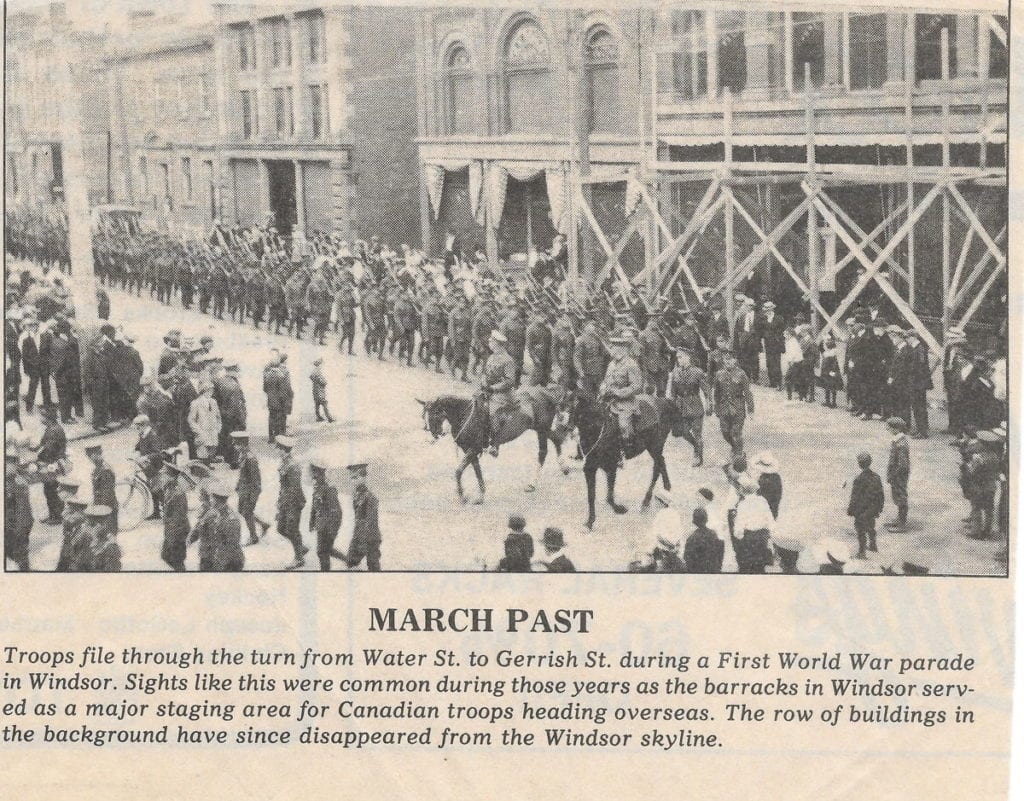 March-past-world-war-one-soldiers-windsor-ns