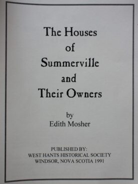 The Houses of Summerville and Their Owners