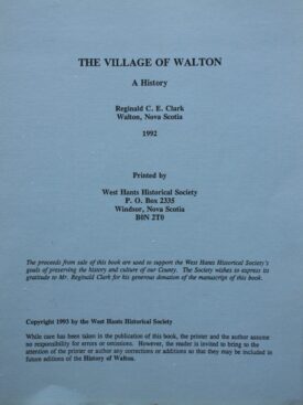 The Village of Walton: A History