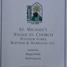 St. Michael's Anglican Church: Baptisms, Marriages, Confirmations