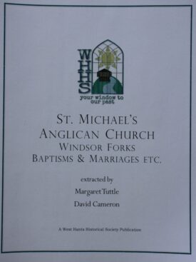 St. Michael's Anglican Church: Baptisms, Marriages, Confirmations