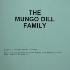 The Mungo Dill Family of Hants Co., NS - Book 2