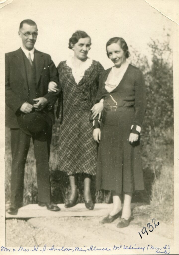 Harold & Dorothy Anslow, with Dorthy's sister Ms. McElhiney